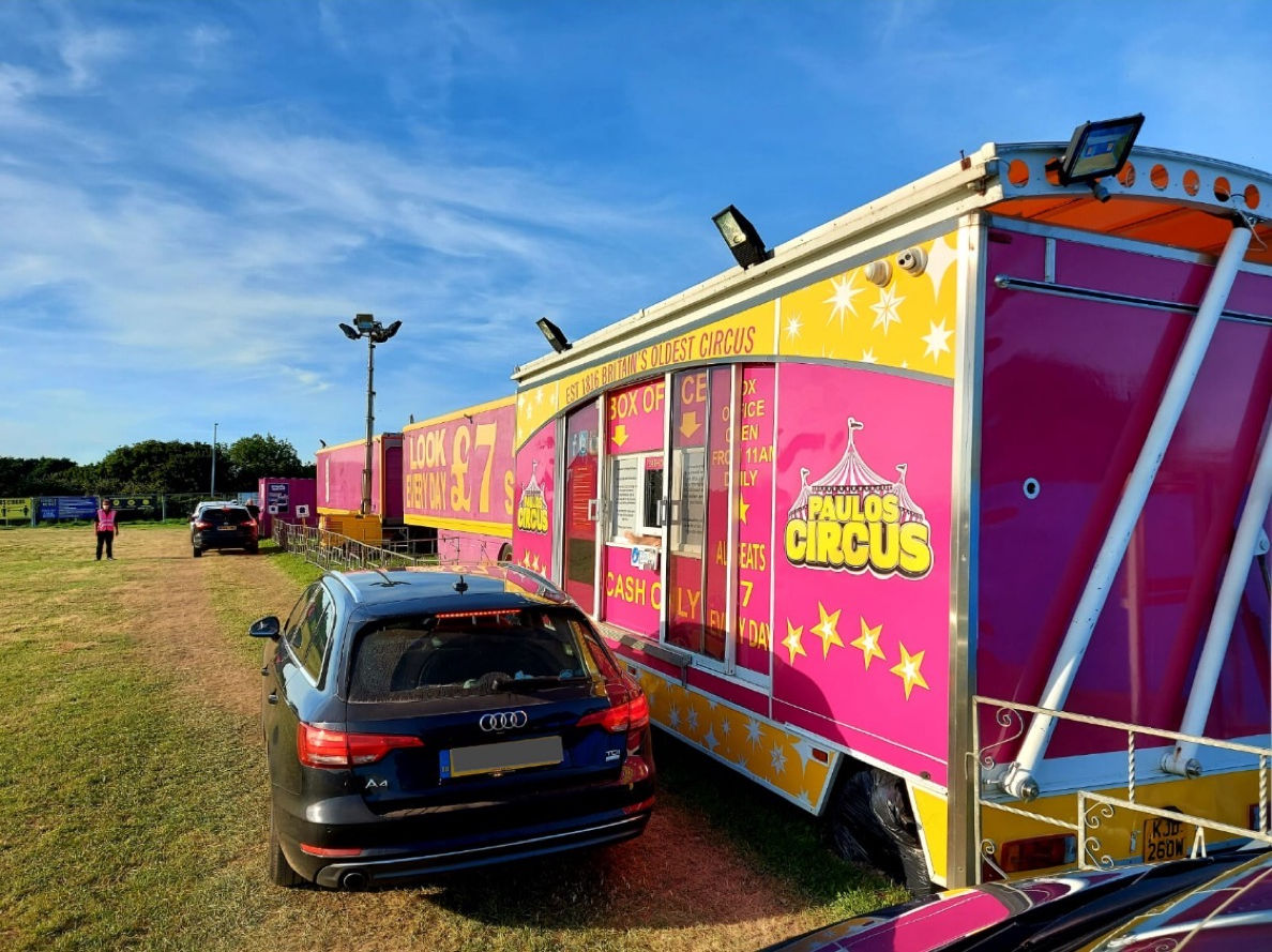 Drive-thru booths when checking in